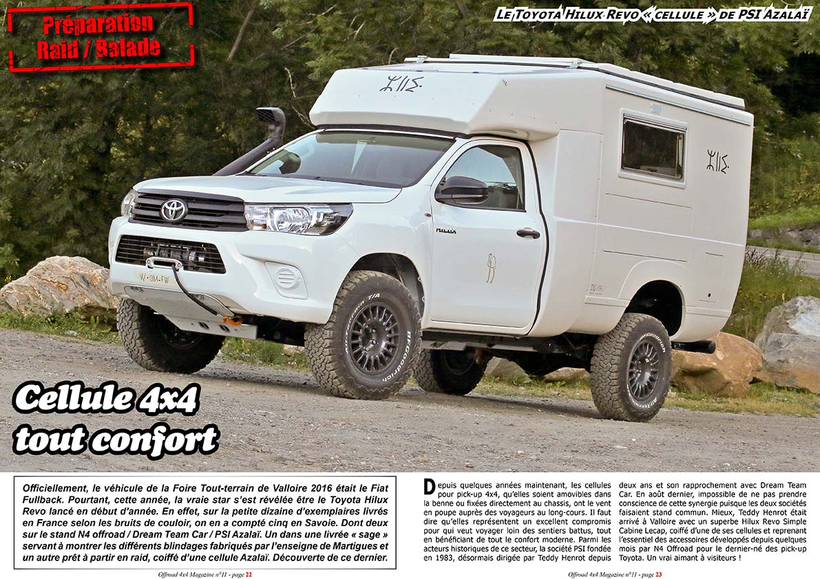 Le Toyota Hilux Revo de PSI Azalaï¿½