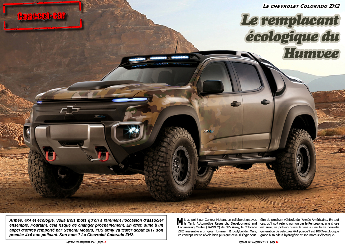 Le Chevrolet Colorado ZH2