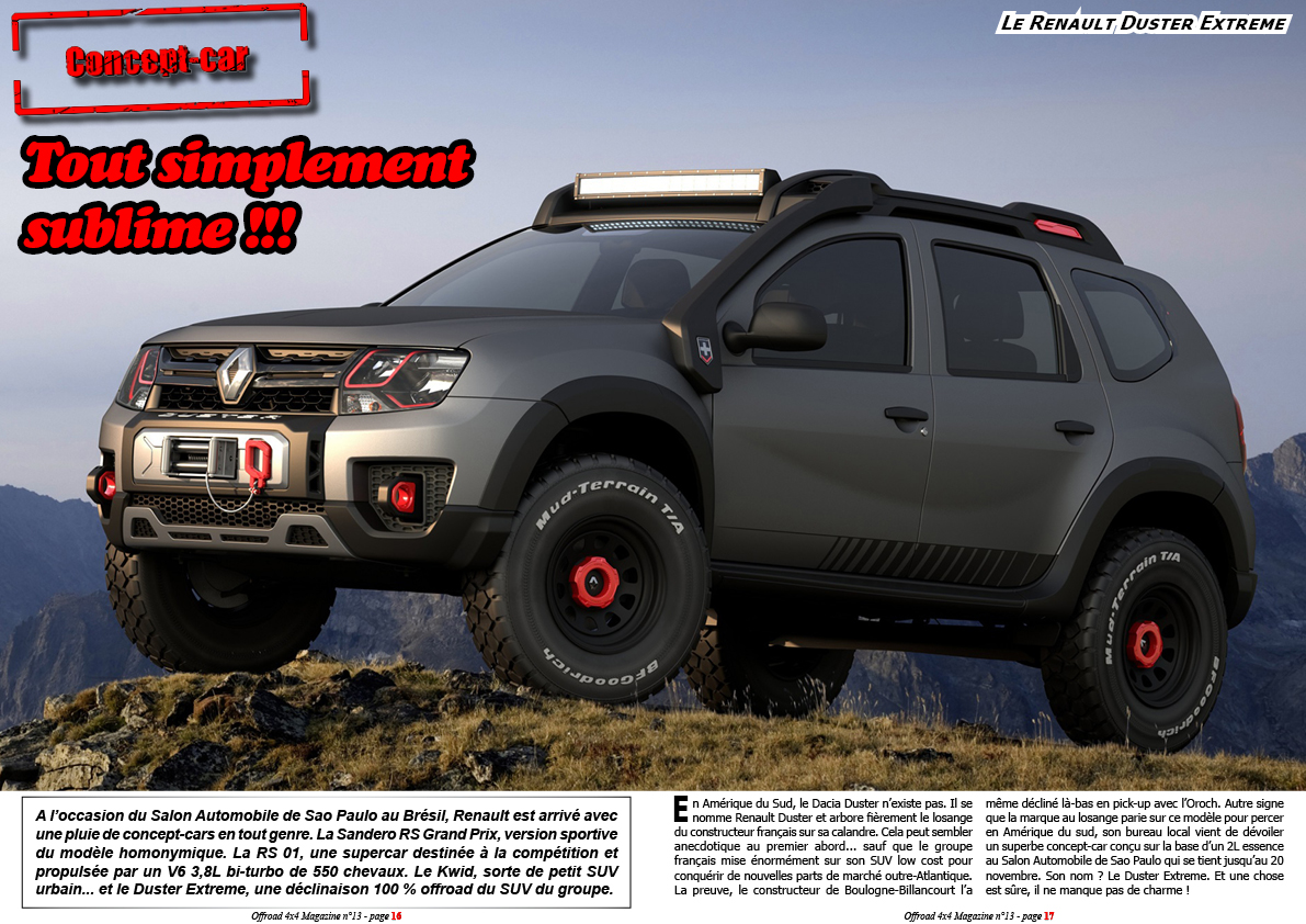 Le renault Duster Extreme