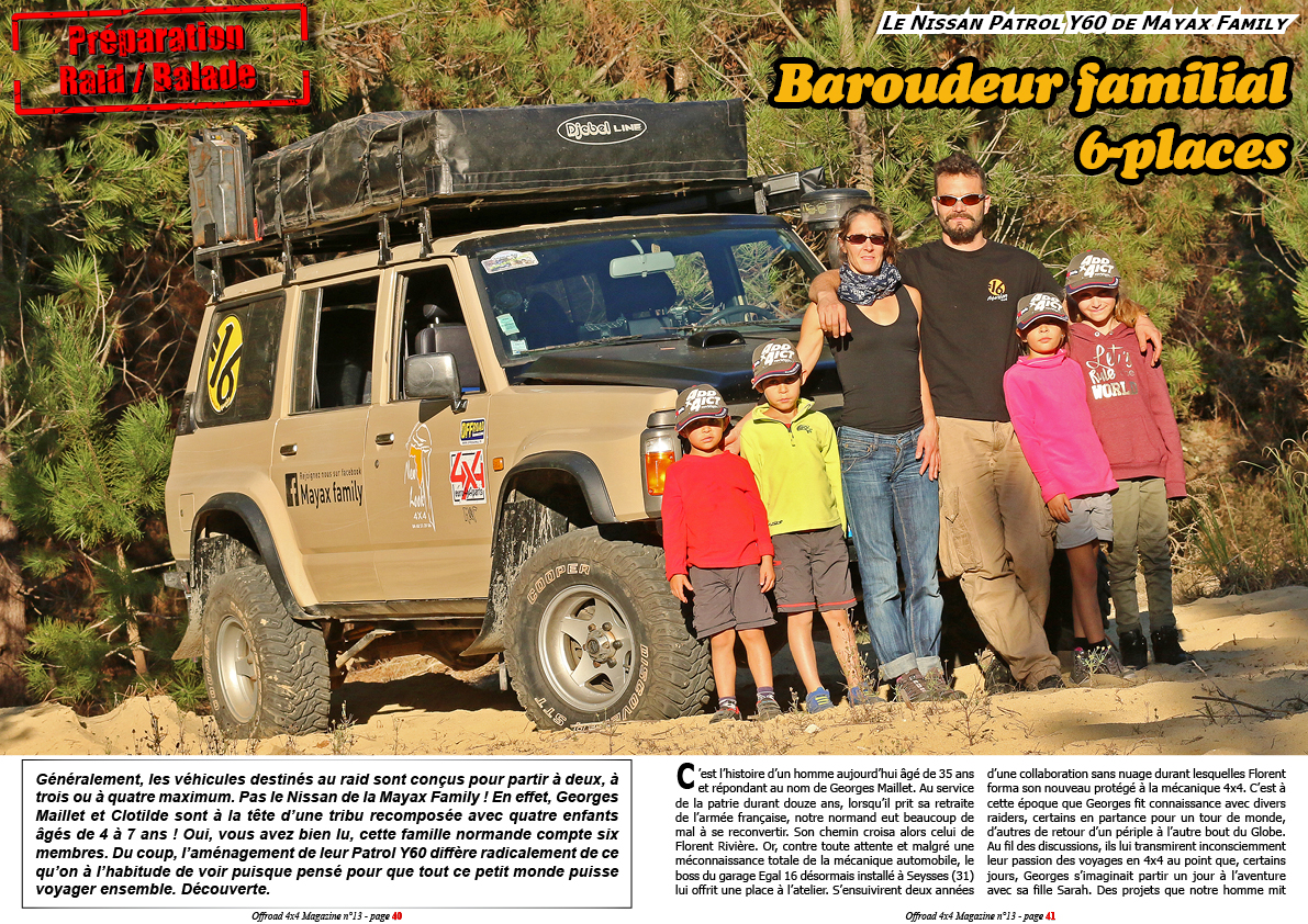 Le Nissan Patrol Y60 de la Mayax Family