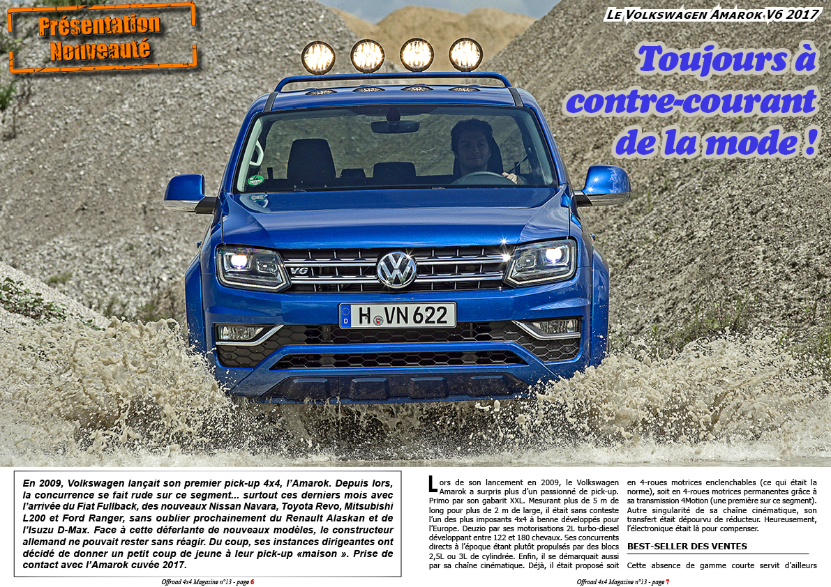Le Volkswagen Amarok V6 Tdi