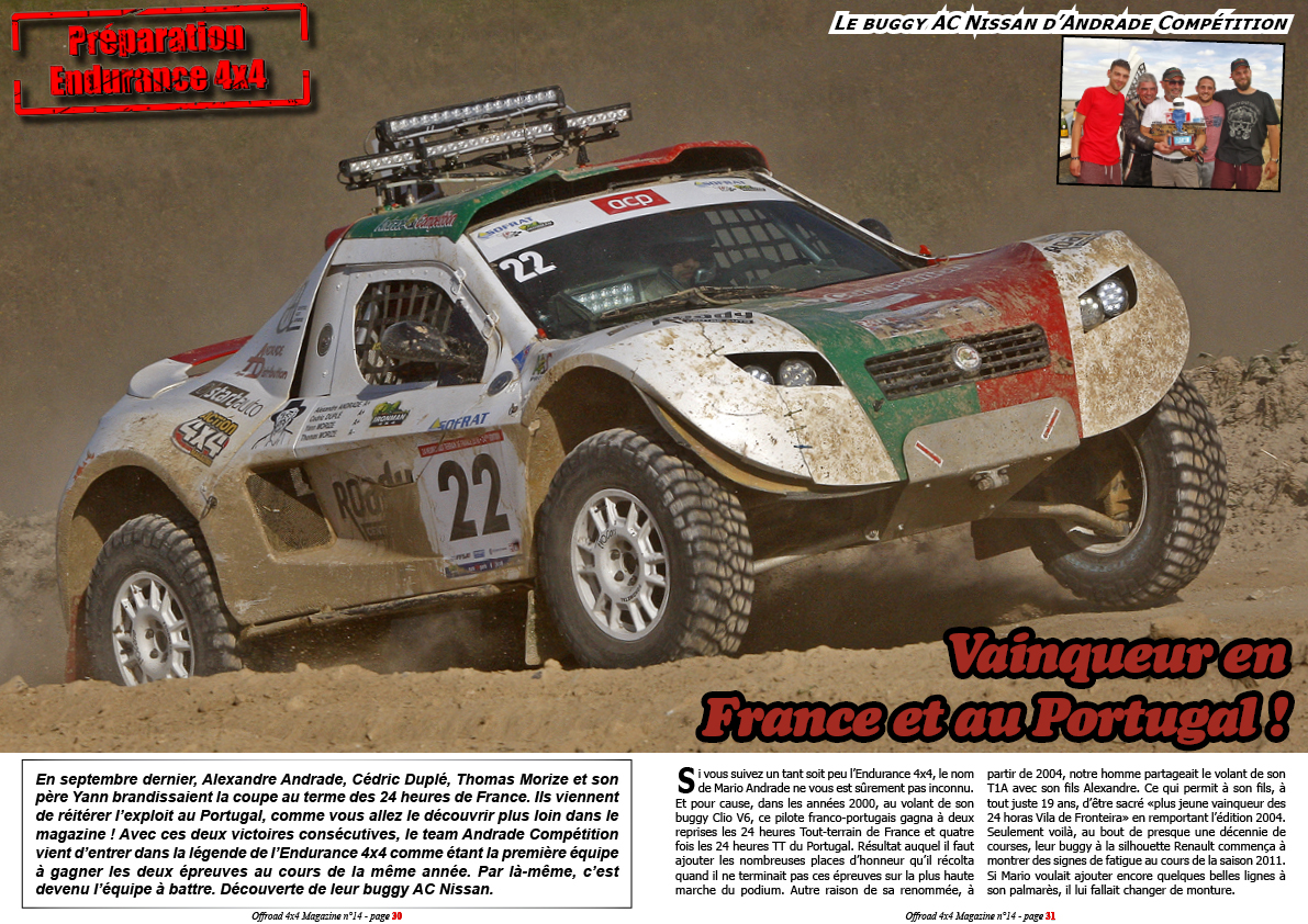 le Buggy T1A du Team Andrade Compï¿½tition
