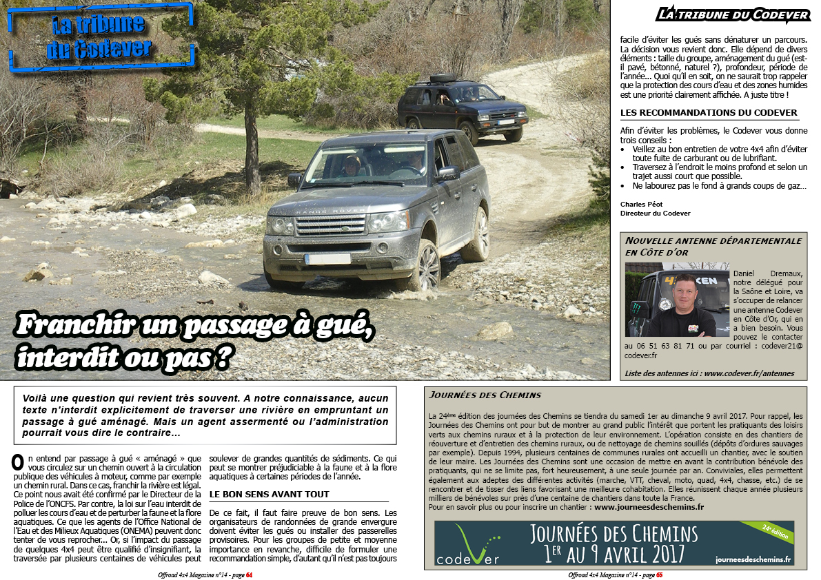 Tribune du Codever ddï¿½cembre 2016
