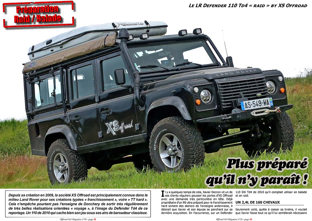 Le Defender 110 Raid by XS Offroad