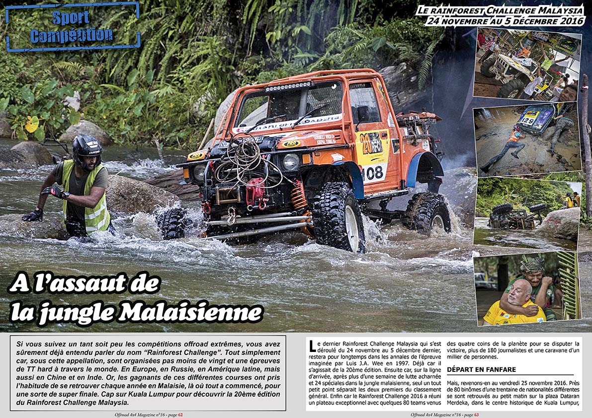Le Rainforest Challenge Malaysia 2016