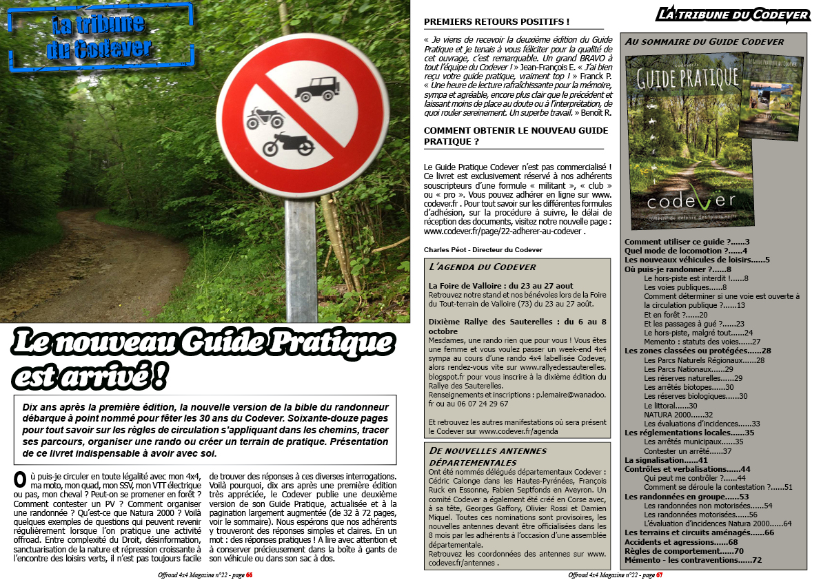 la tribune du Codever