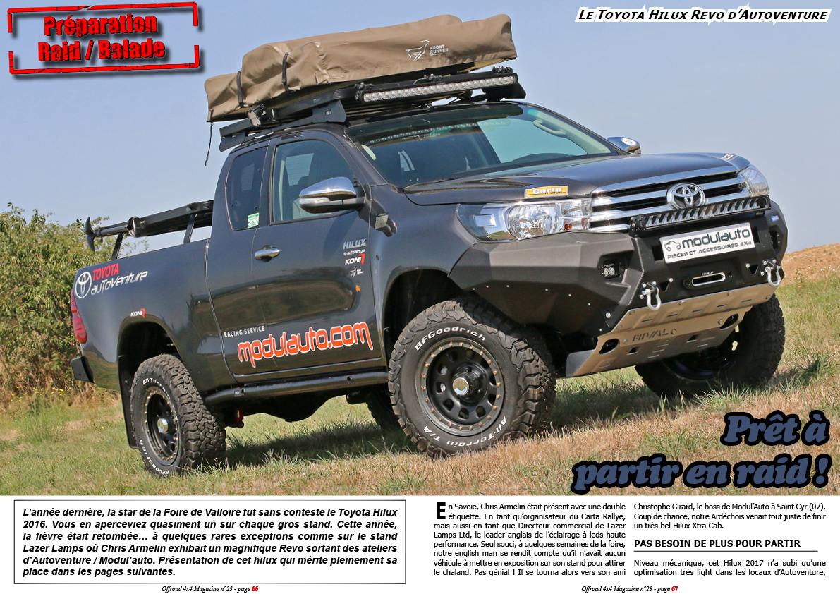 le Toyota Hilux Revo de Modulï¿½Auto 