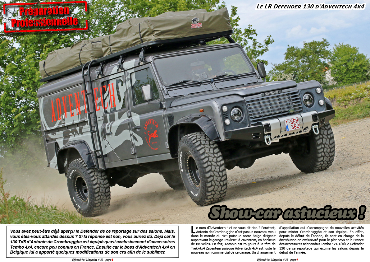 Le LR Defender 130 dï¿½Adventech 4x4