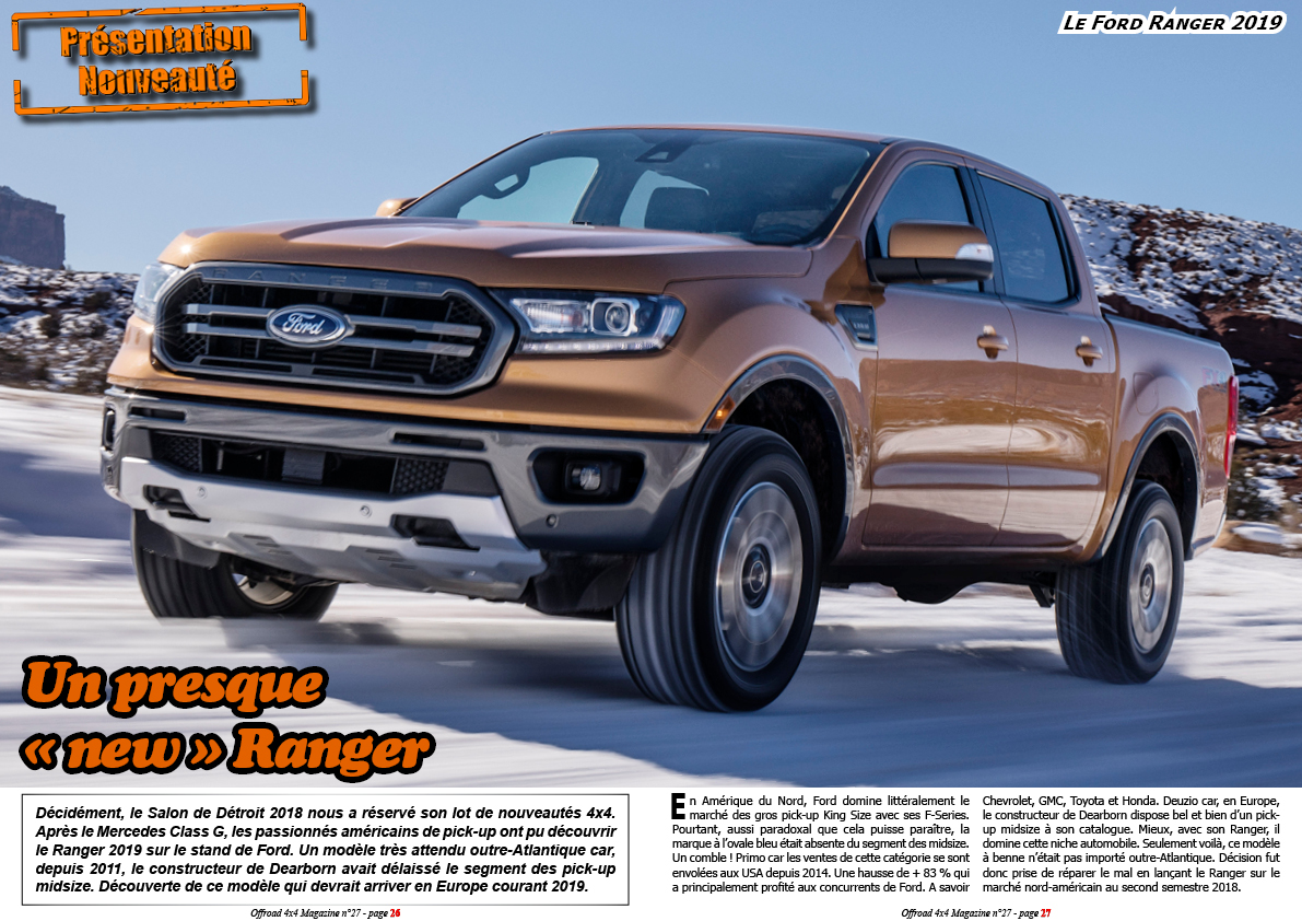 le Ford Ranger 2019