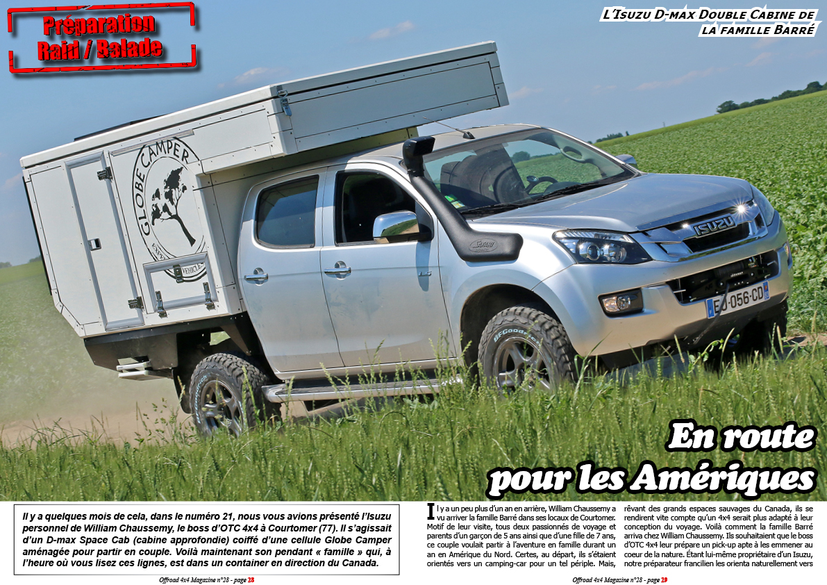 Lï¿½Isuzu D-max Double Cab de la famille Barrï¿½
