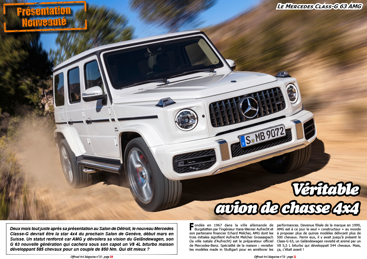 Le Mercedes Class-G 63 AMG