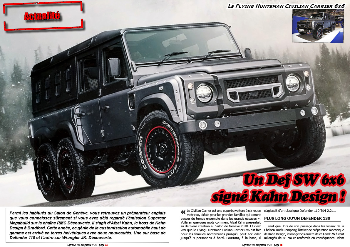 Flying Huntsman Civilian Carrier 6x6