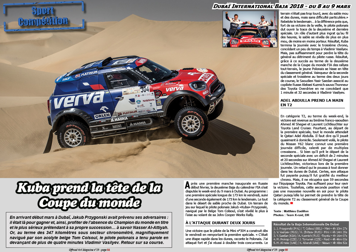 La Dubaï¿½ International Baja 2018