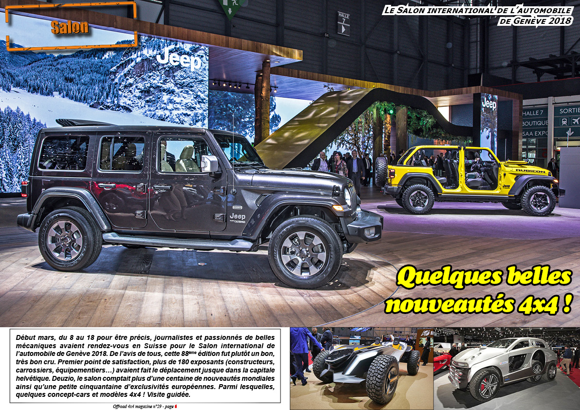 Le Salon international de Genï¿½ve 2018