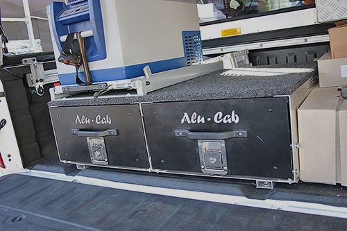 Tiroirs alu-cab