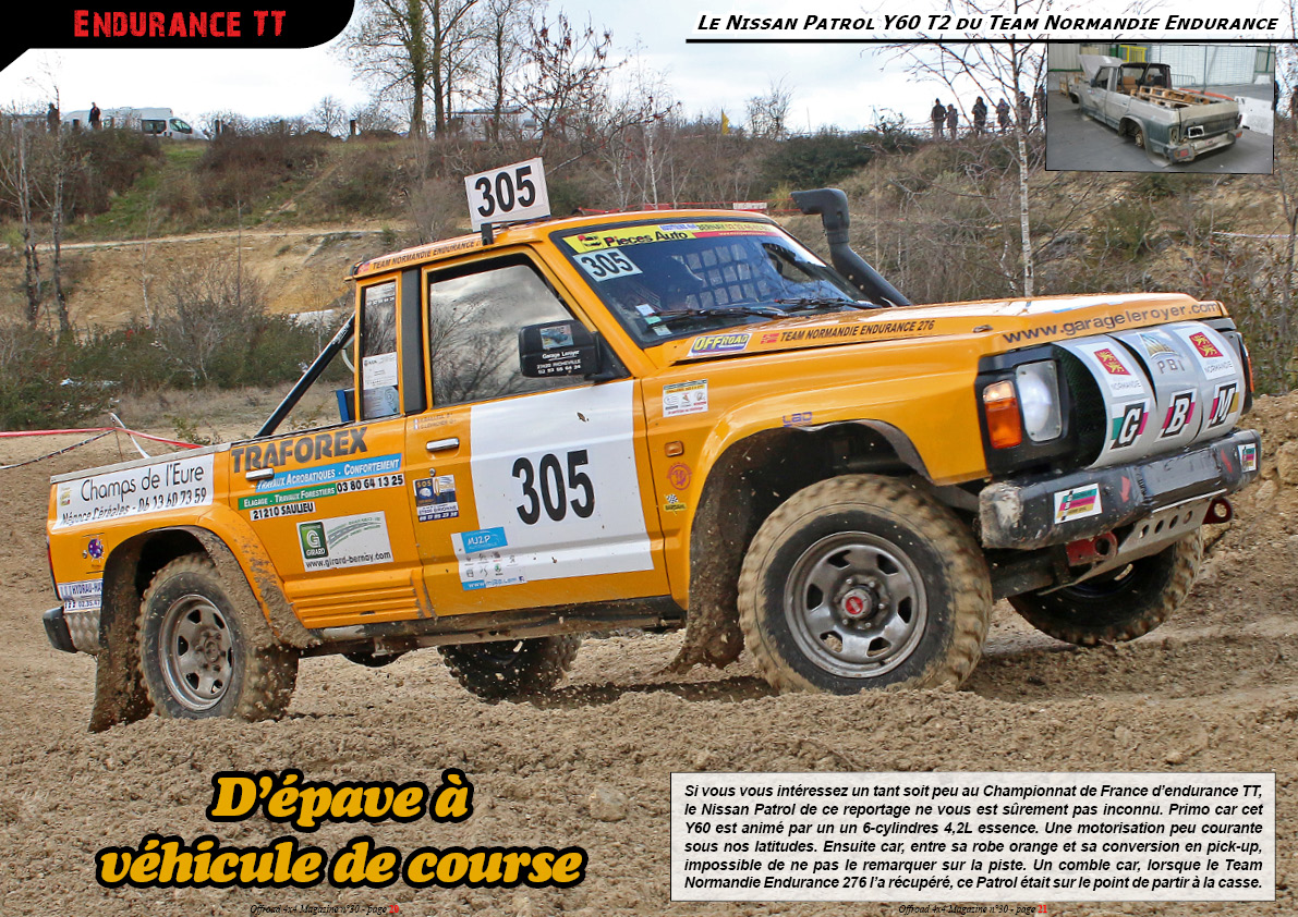 le NissanY60 du Team Normandie Endurance