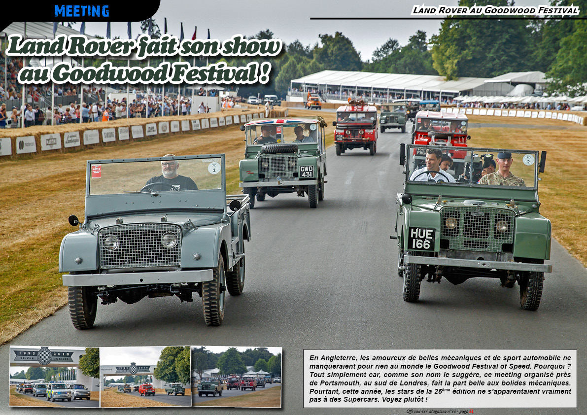 Land Rover au Goodwood FestivalÂ 