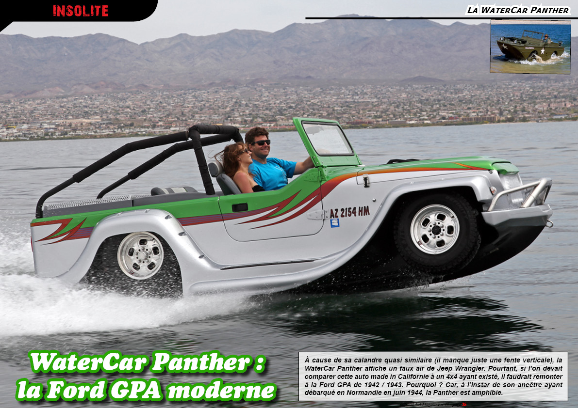 la WaterCar Panther