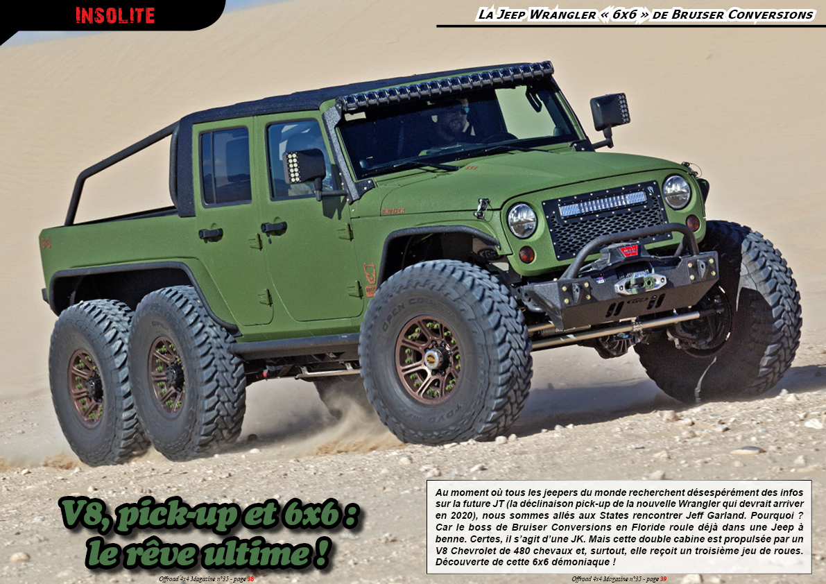 La Wrangler ï¿½Â 6x6Â ï¿½ de Bruiser Conversions