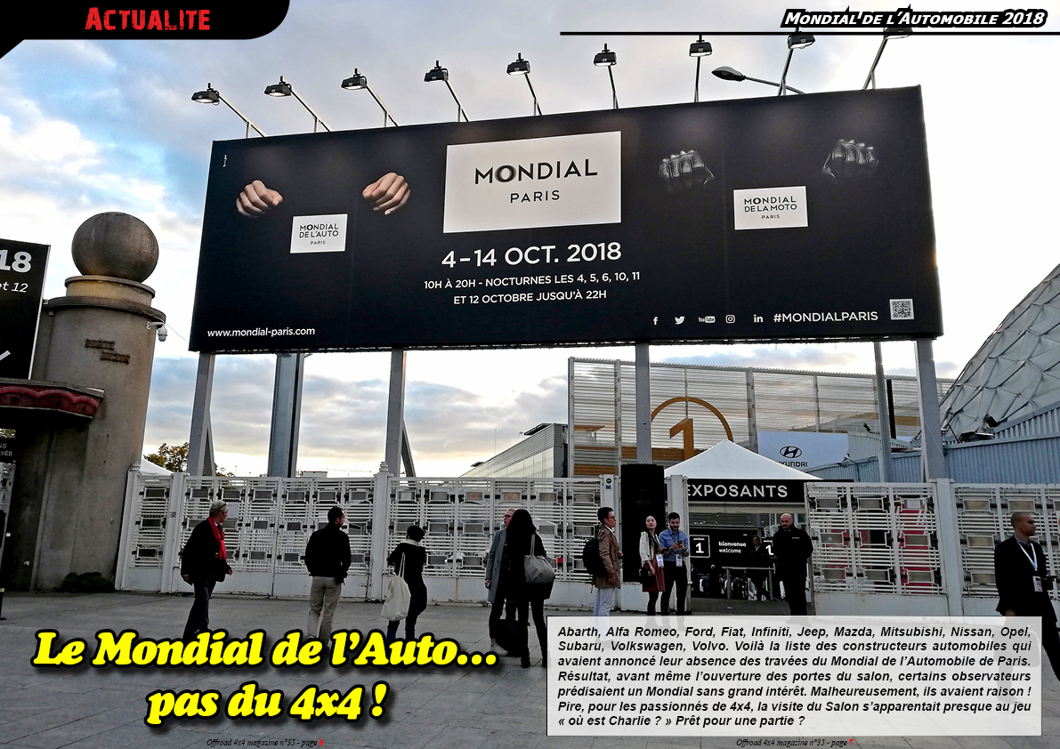 Le Mondial de lï¿½Automobile 2018
