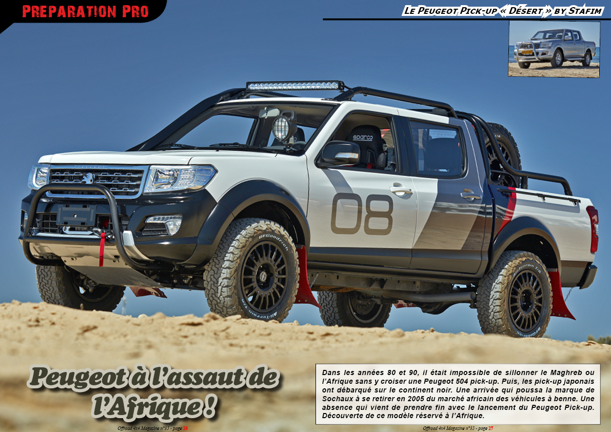 Le Peugeot Pick-up ï¿½ Dï¿½sertÂ ï¿½ by Stafim