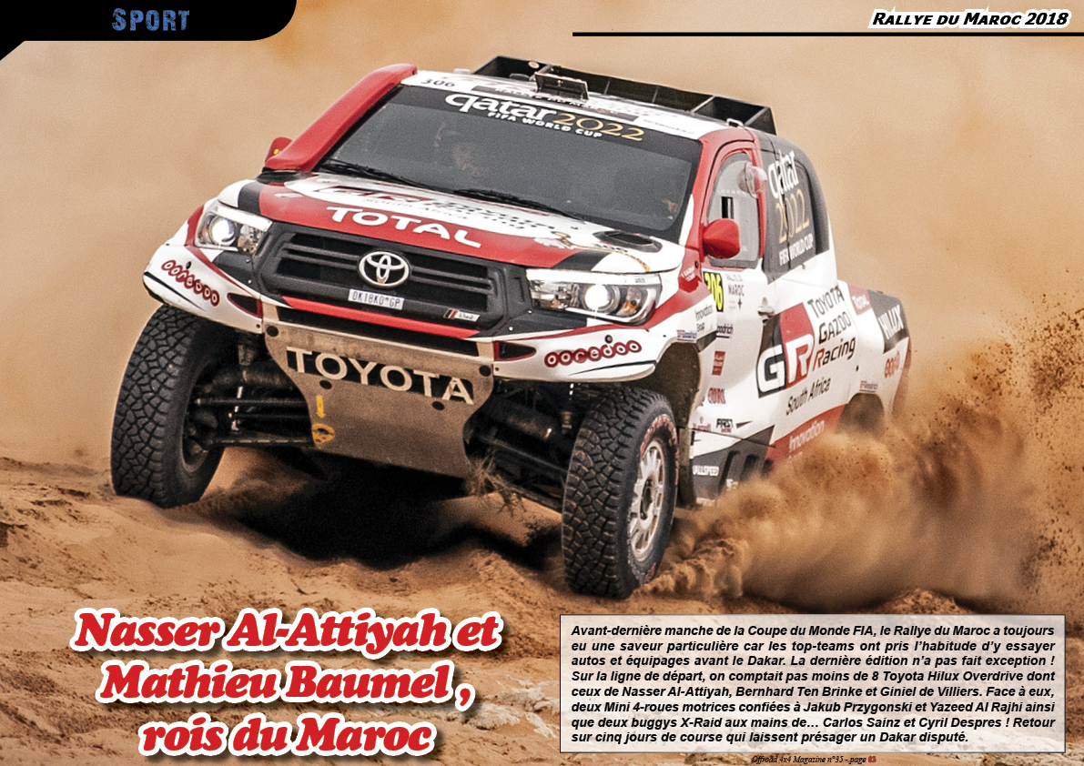 Le Rallye du Maroc 2018
