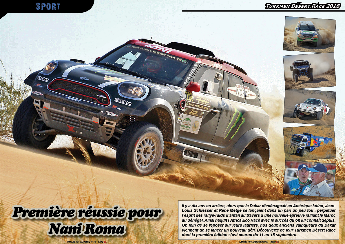 Le Turkmen Dï¿½sert Race 2018