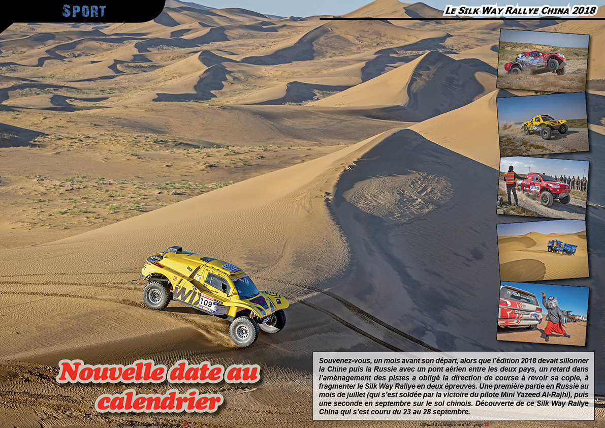 le Silk Way Rallye China 2018