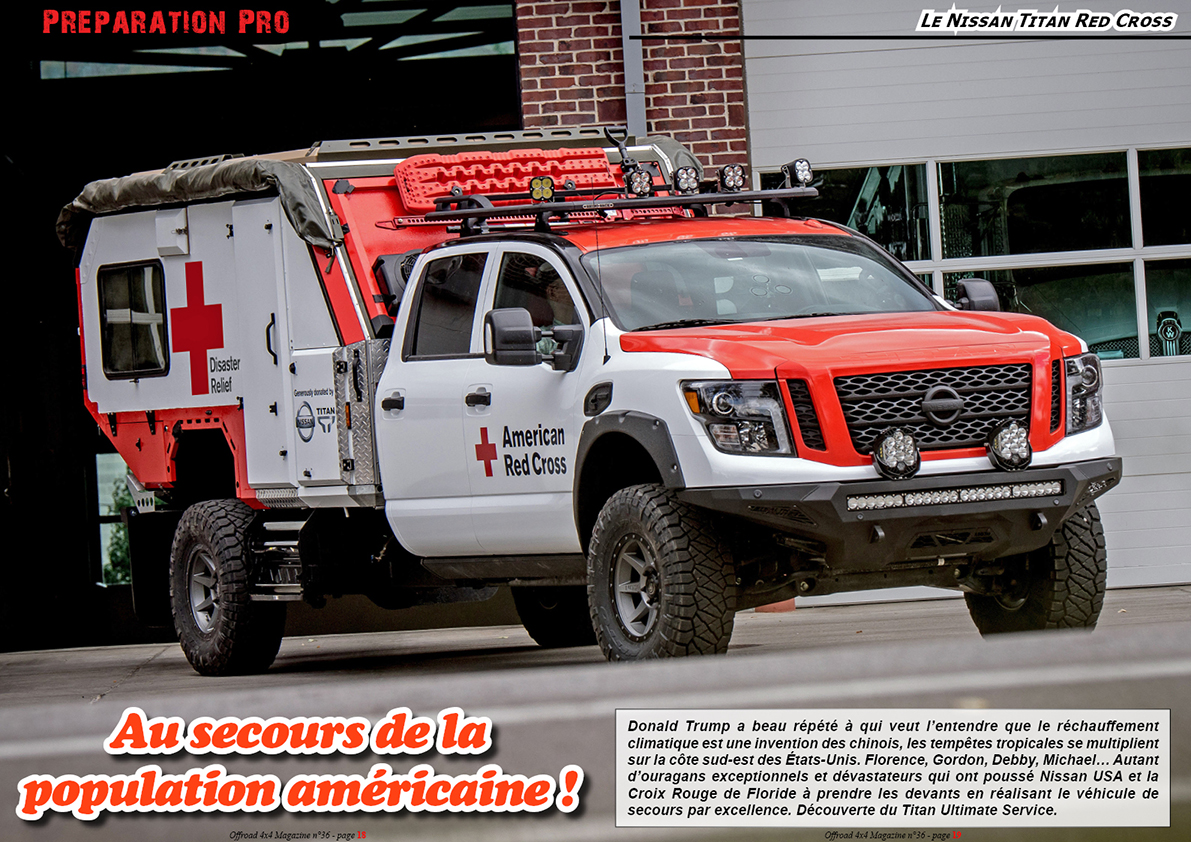 le Nissan Titan Red Cross