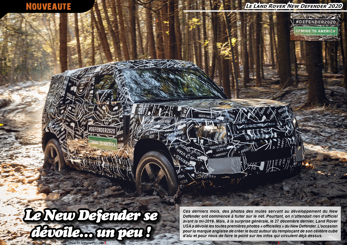 le Land Rover New Defender 2020