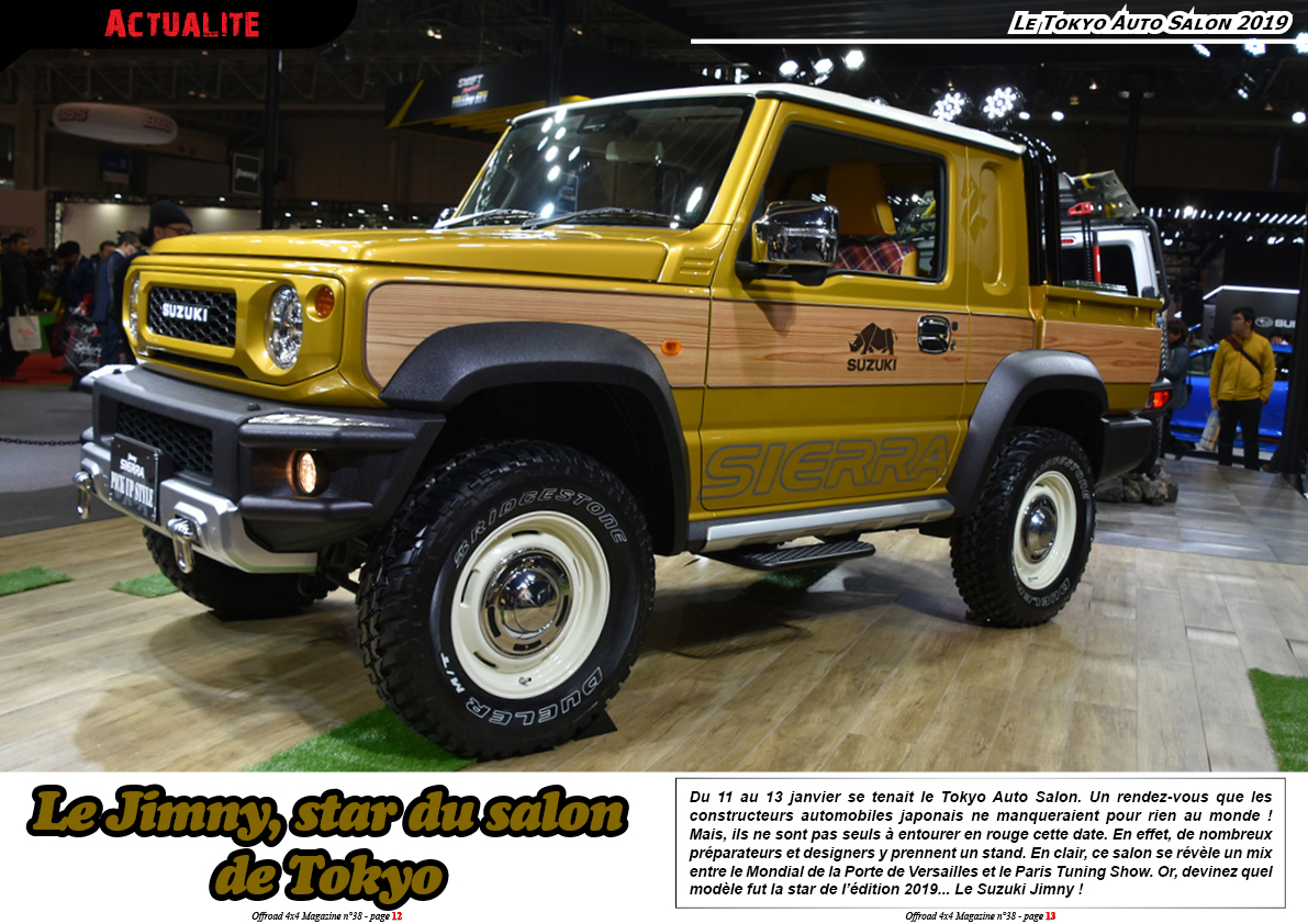 Jimny pick up au Tokyo Auto Salon 2019