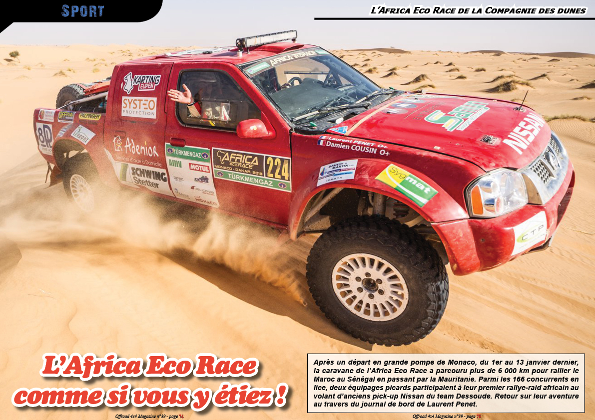 lï¿½Africa Eco Race de la Compagnie des dunes