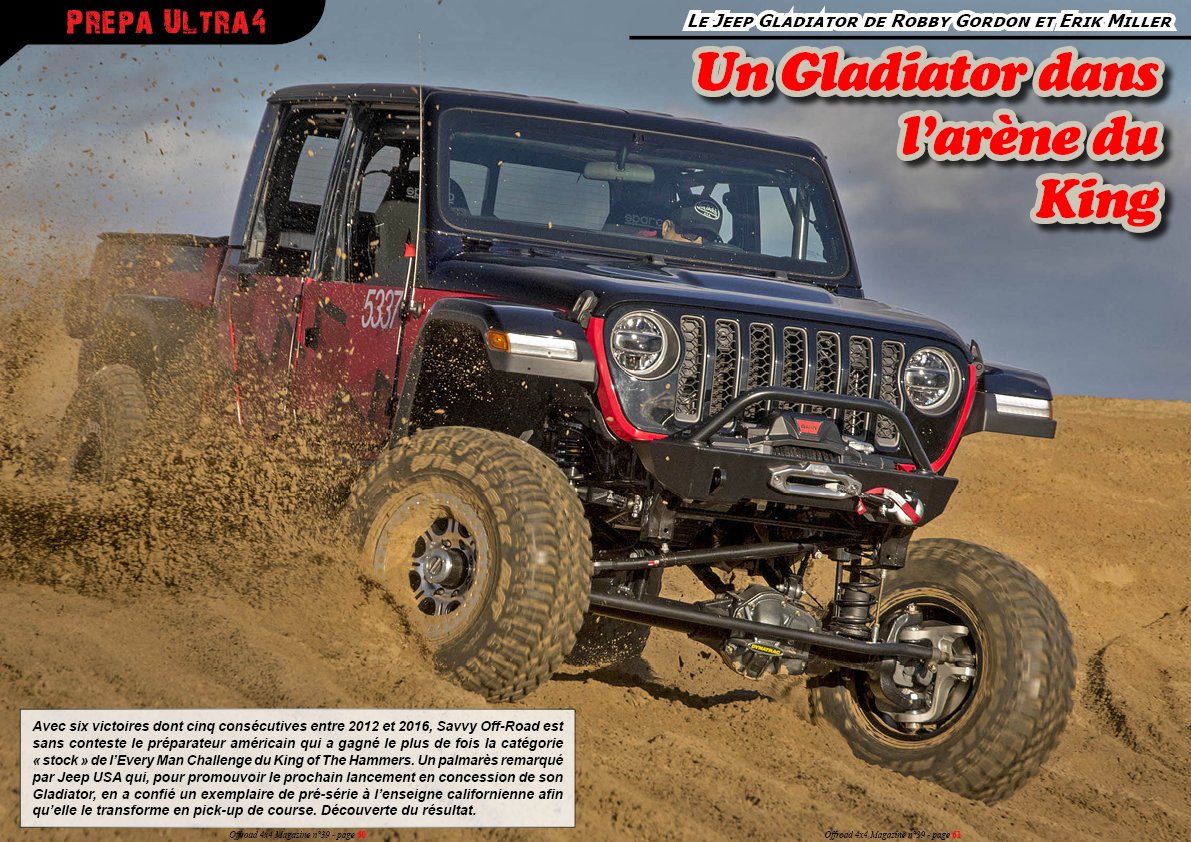 le Jeep Gladiator de Robby Gordon et Erik Miller