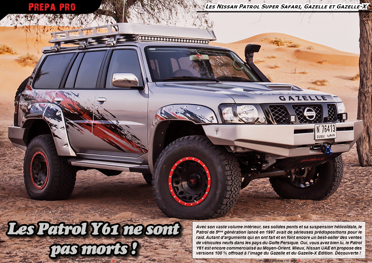 les Nissan Patrol Super Safari, Falcon, Gazelle et Gazelle-X