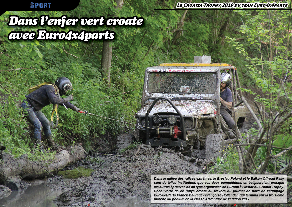 le Croatia Trophy 2019 du team Euro4x4parts