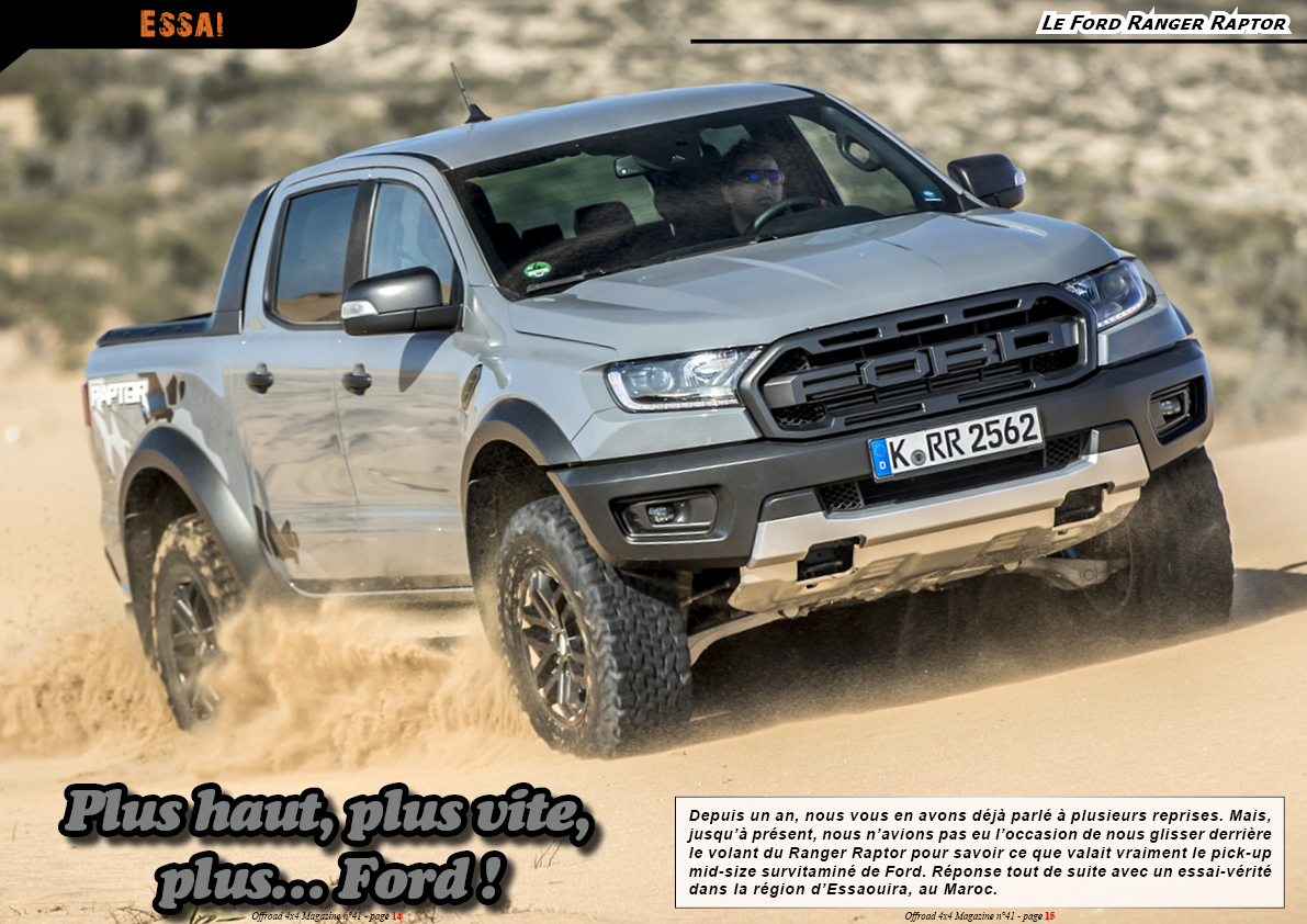 Essai du Ford Ranger Raptor