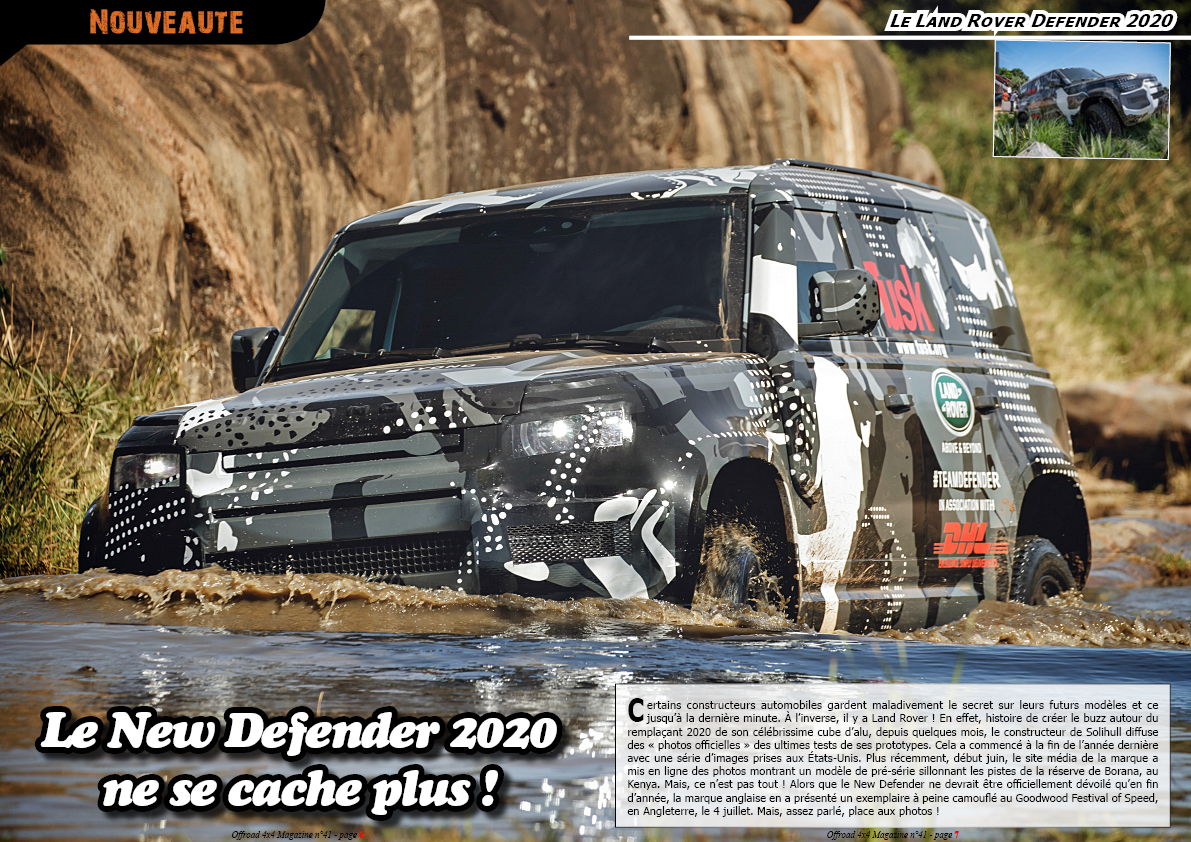 le Land Rover Defender 2020