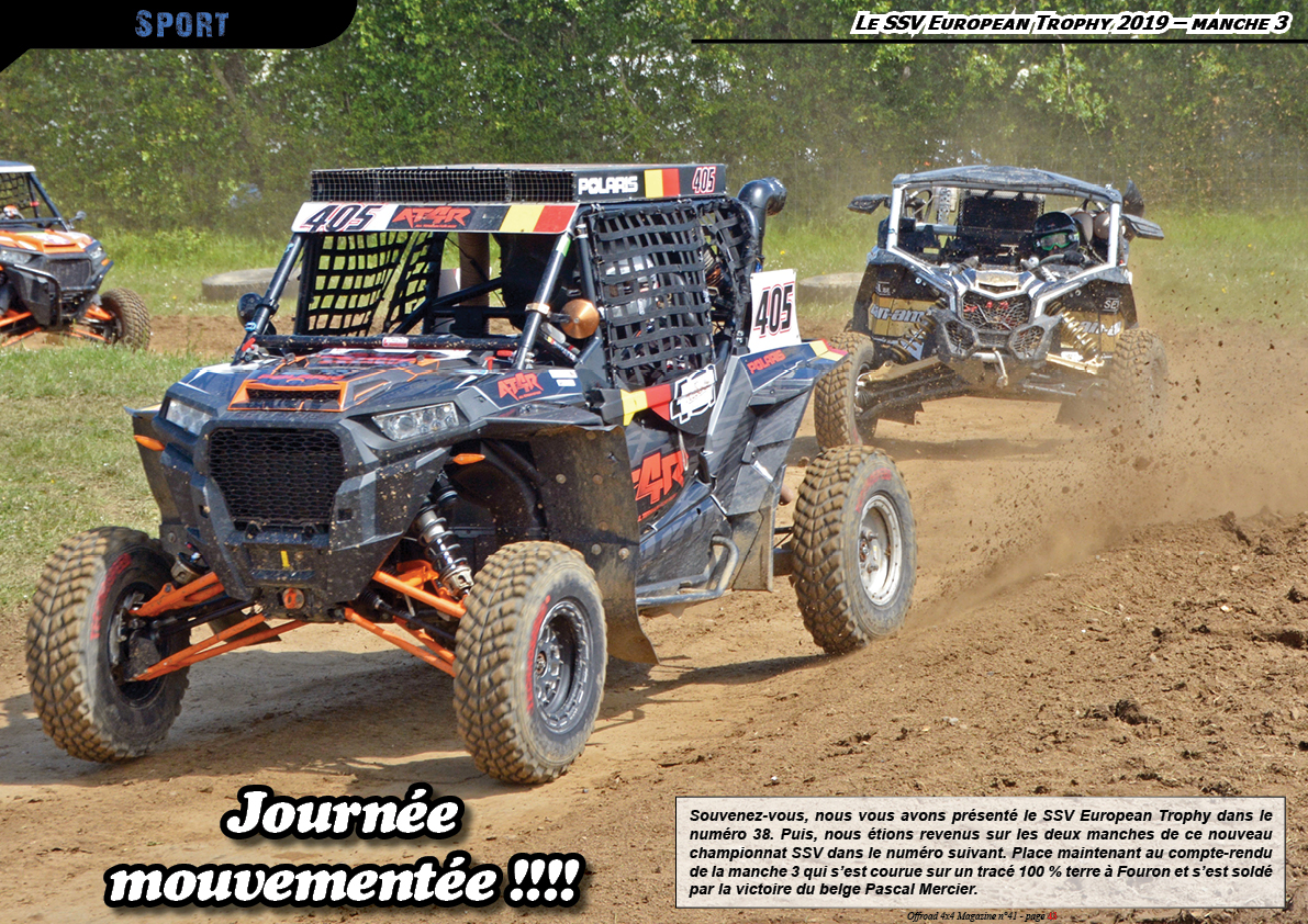 la manche 3 du SSV European Trophy 2019