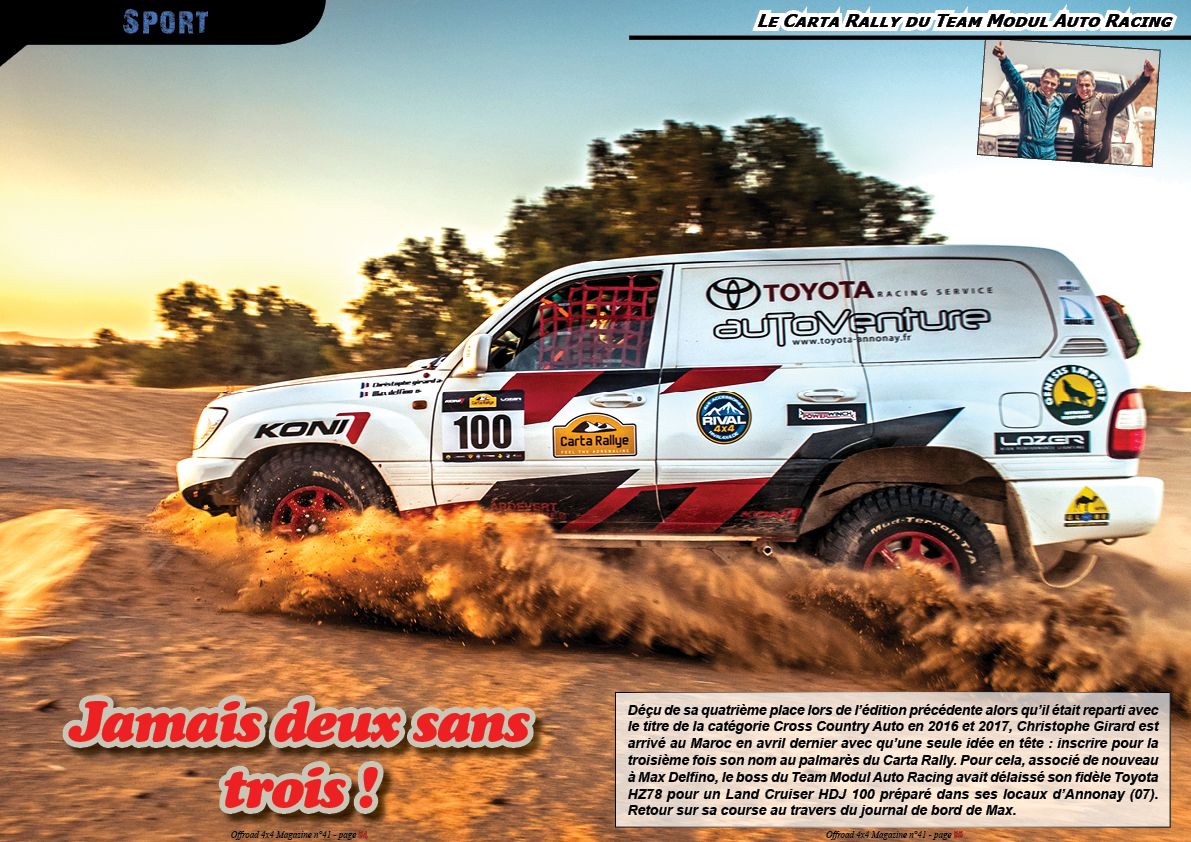 le Carta Rally du Team Modul Auto Racing
