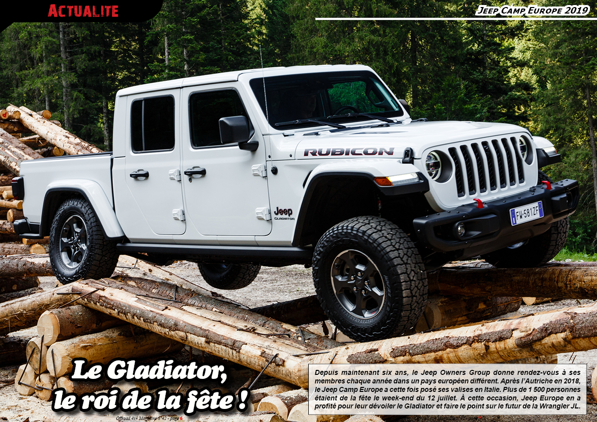 Les nouveautï¿½s du Jeep Camp Europe 2019