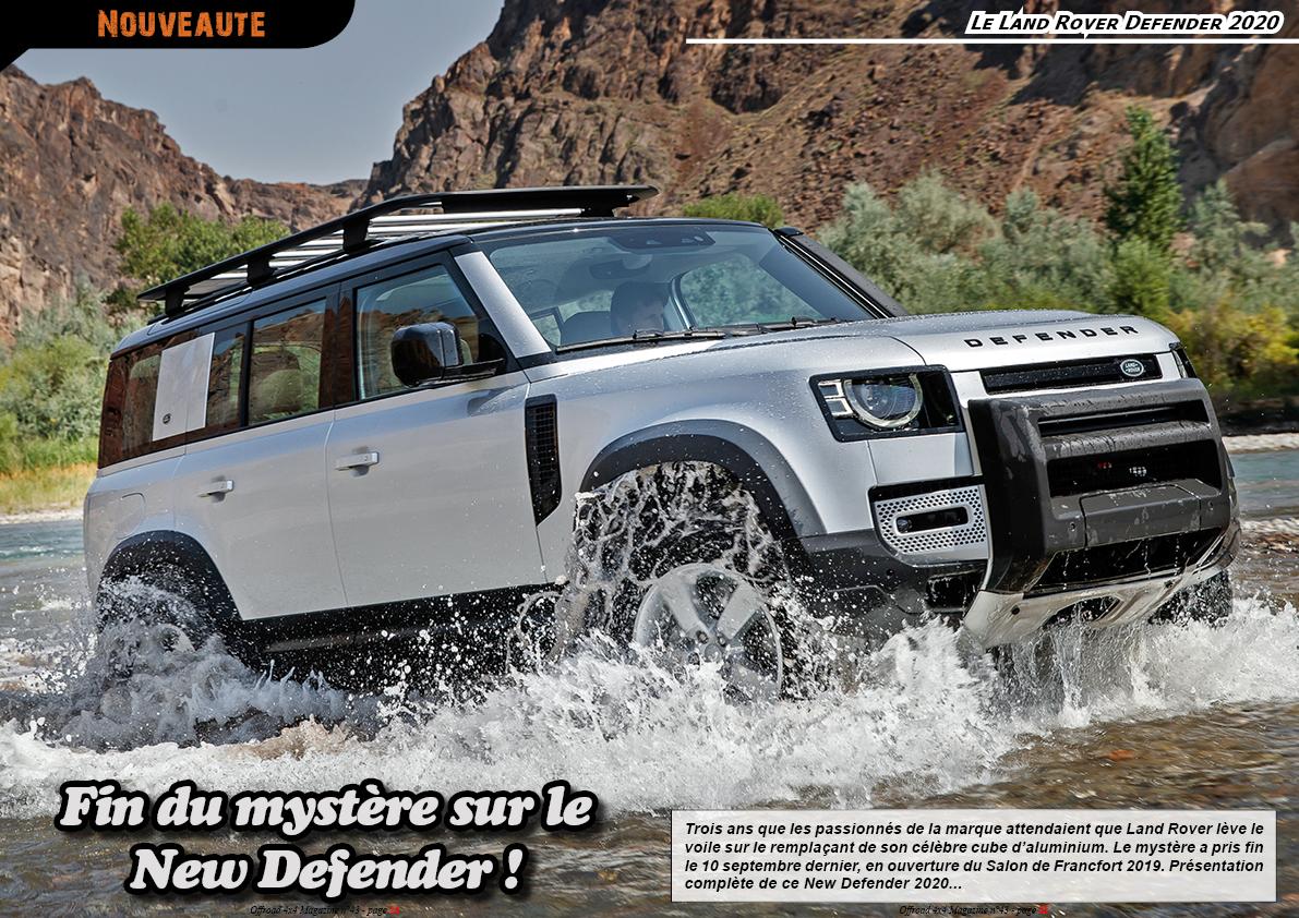 le Land Rover Defender 2020