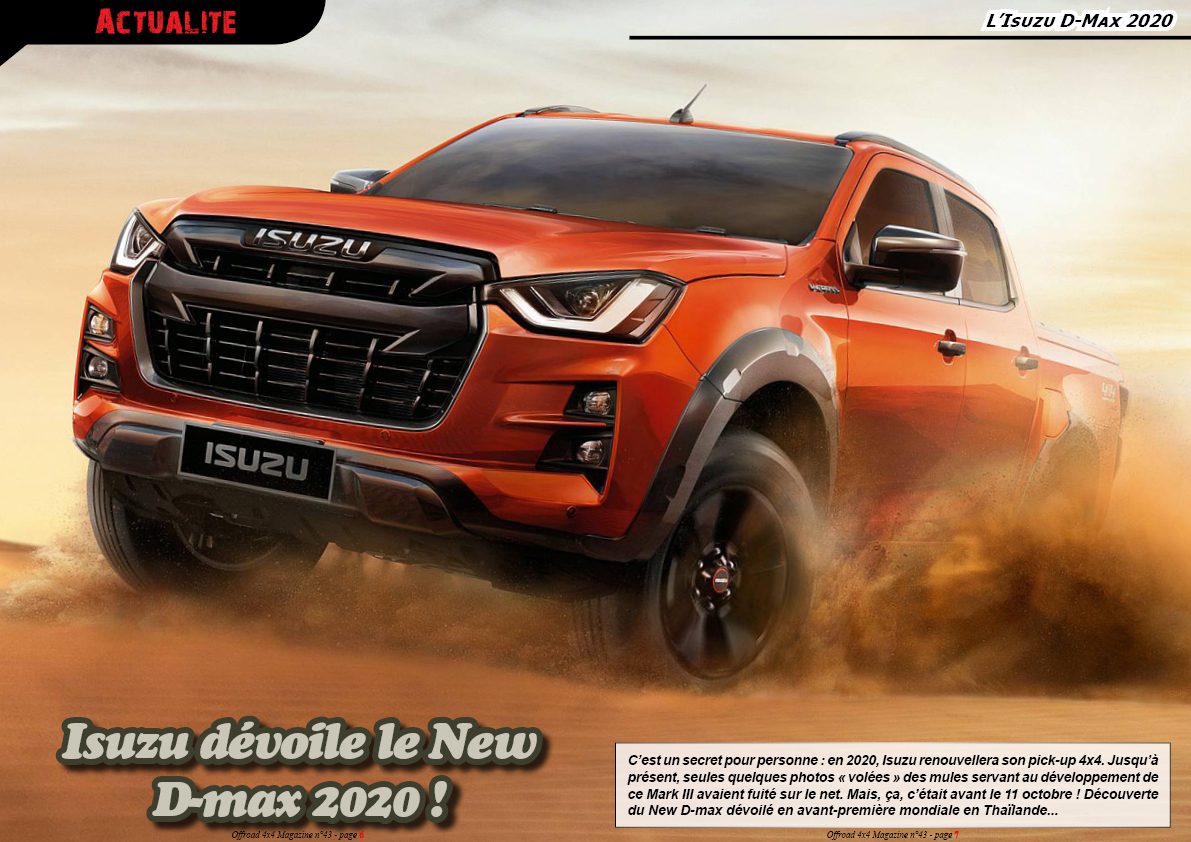 lï¿½Isuzu D-Max 2020