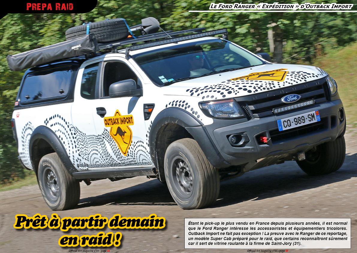 le Ford Ranger Expï¿½dition dï¿½Outback Import