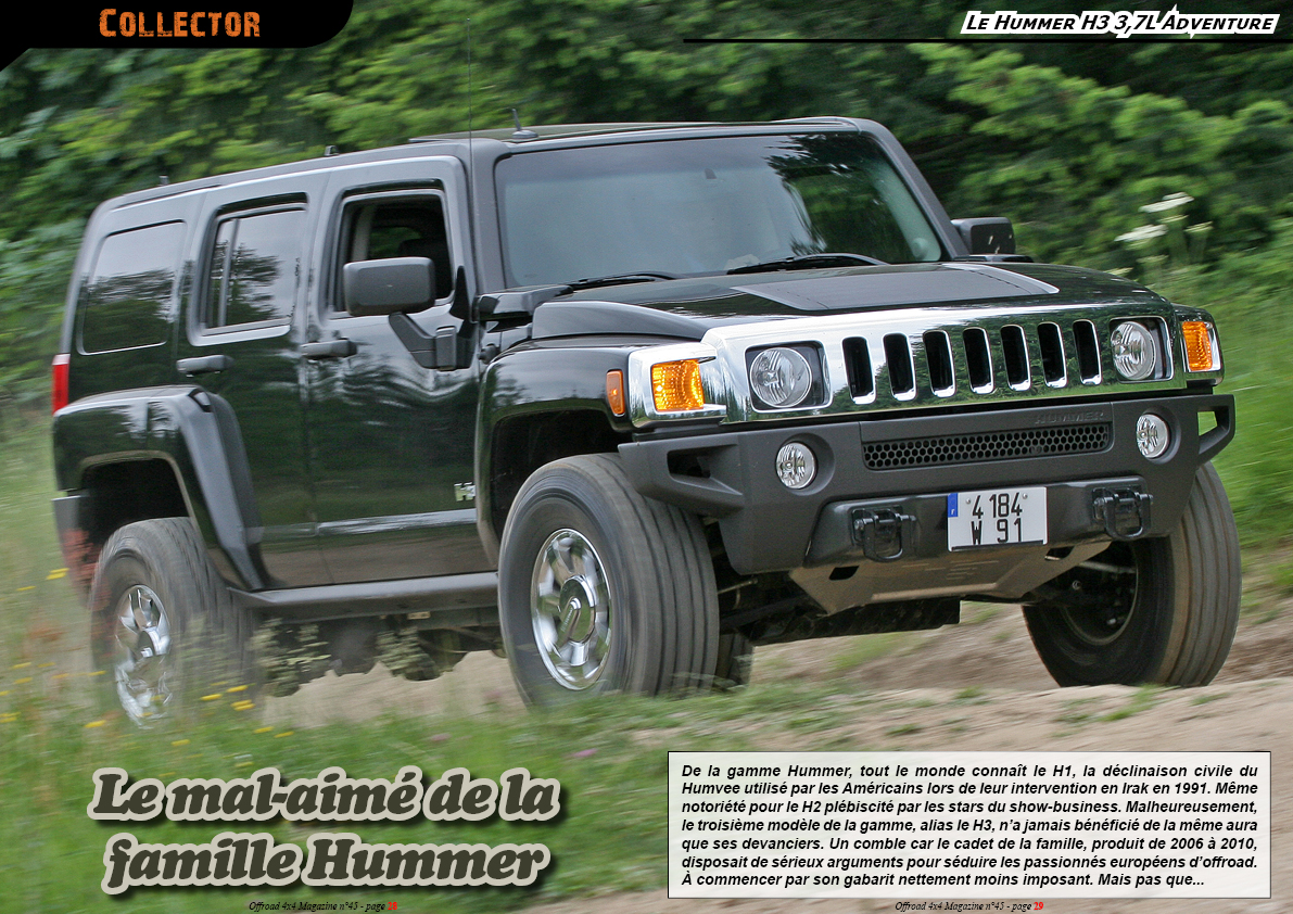 Lï¿½essai du Hummer H3 3,7L Adventure