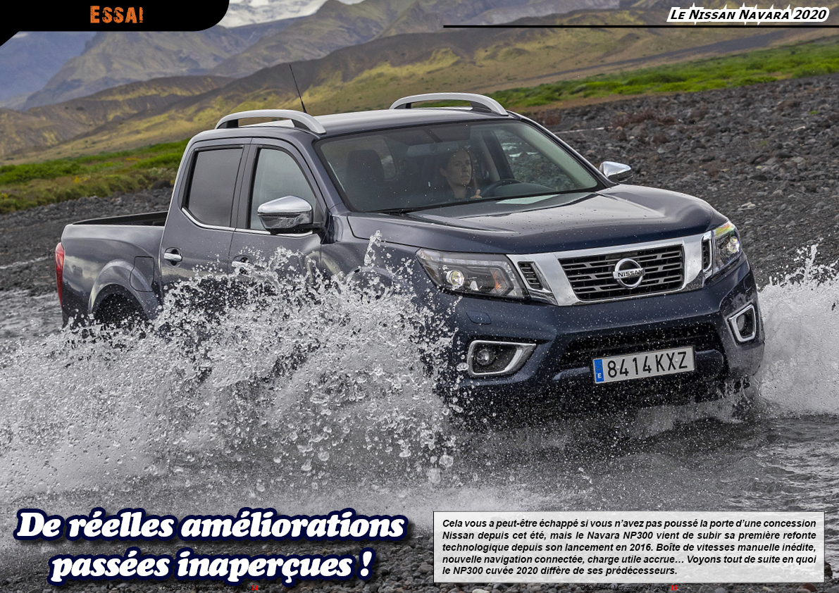 lï¿½essai du Nissan Navara 2020