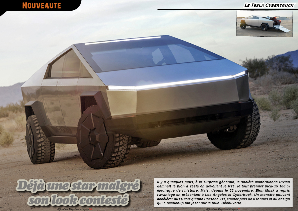 le Tesla Cybertruck