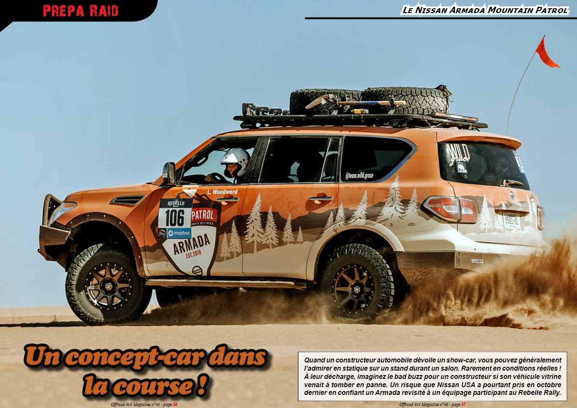 Le Nissan Armada Mountain Patrol