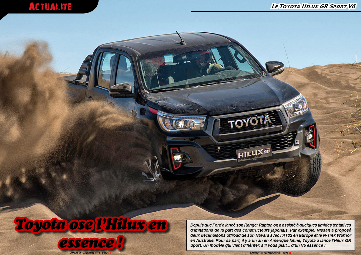 le Toyota Hilux GR Sport V6