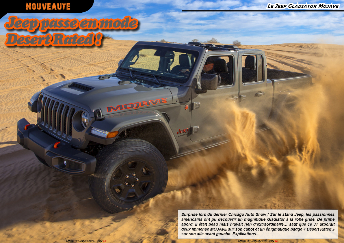 le Jeep Gladiator Mojave