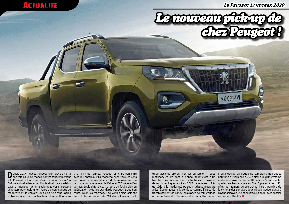 le Peugeot Landtrek 2020